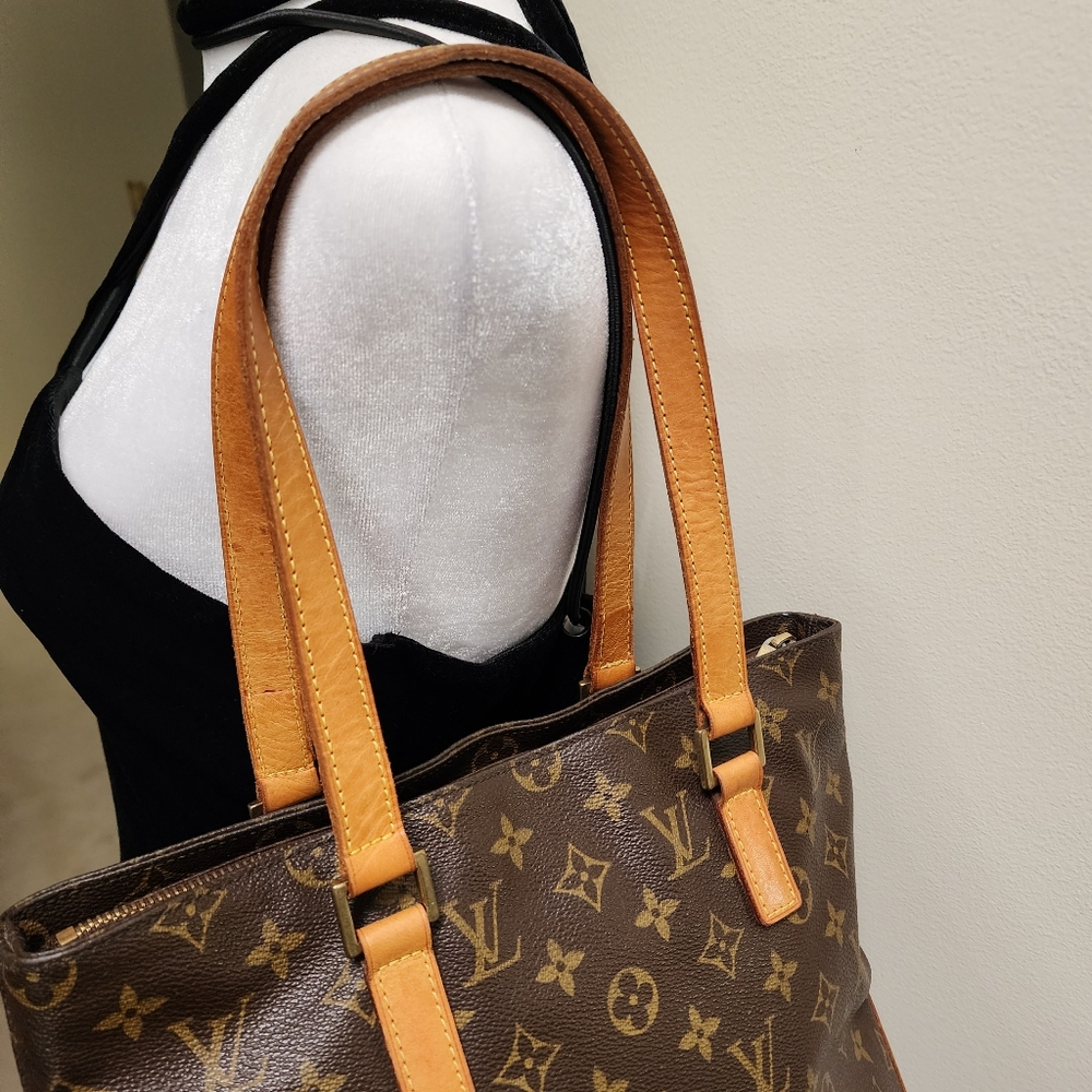 Louis Vuitton LV Monogram Cabas Piano Brown Tote Bag - Picture 7 of 16